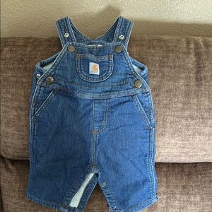 Carhartt Blue Denim Kids Overalls